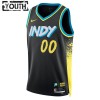 Dres Indiana Pacers Prilagođeni Nike 2023-24 City Edition Crno Swingman - Dječji